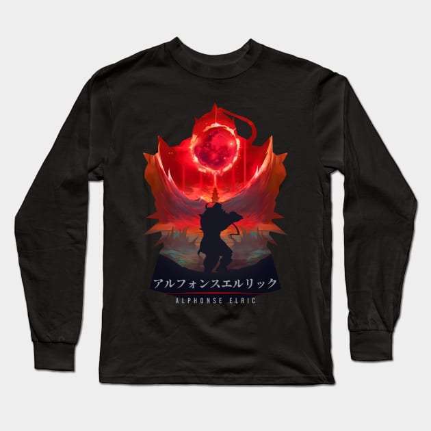 Alphonse - Bloody Illusion Long Sleeve T-Shirt by The Artz